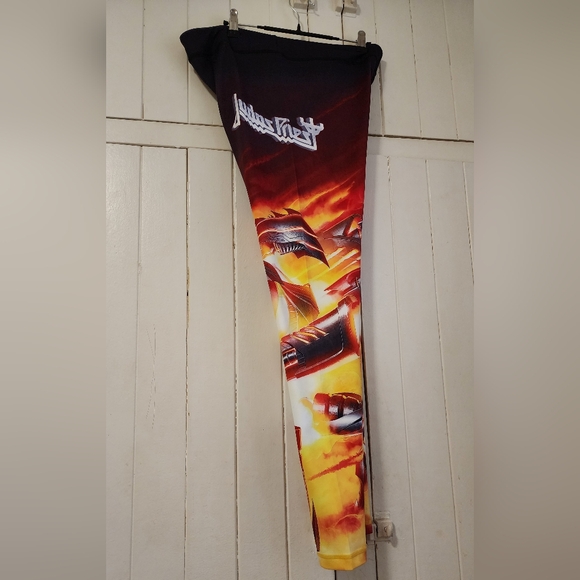 Judas Priest Firepower Leggings - Speed Clothes - Size XXL - Never Worn - Rare! - Picture 9 of 10
